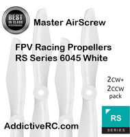 Master AirScrew RS FPV Racing-6x4.5 Prop Set x4 White