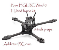 HGLRC Wind 5 Hybrid CF Frame Kit