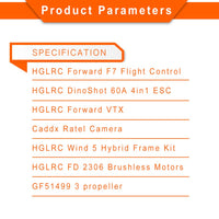 HGLRC Wind5 6S PNP FPV Racing Drone
