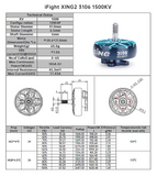 XING2 3106-1500KV FPV Motor Unibell