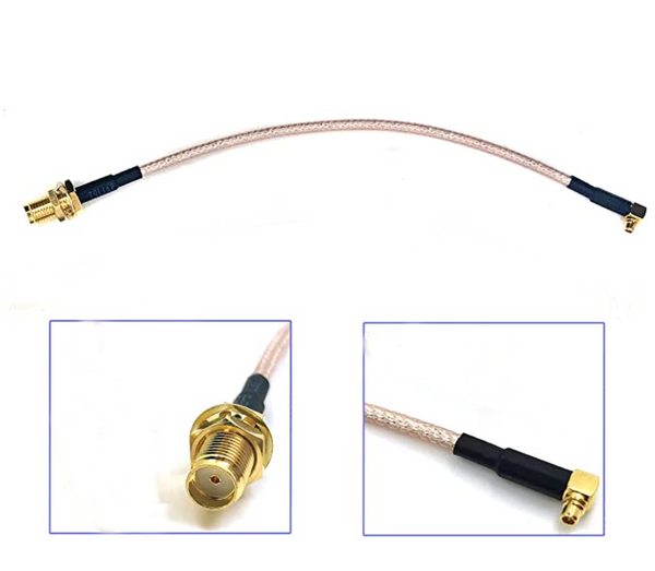 90 degree to SMA pigtail RF RG316 (6.5 CM/2.5 inch)  Cable (1pcs.)